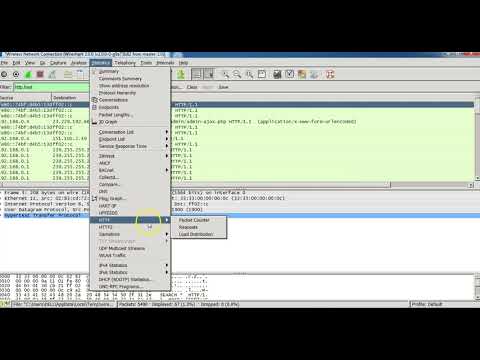 How to use wireshark to monitor websites visited - YouTube