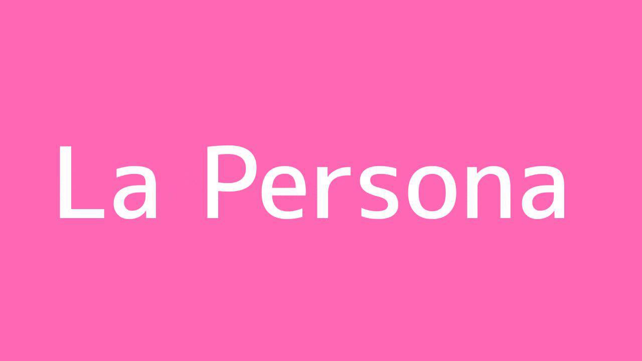 How To Say Person In Spanish YouTube