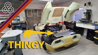 A55 Building the rear structure thingy that holds a supercars bumper on! Arete Supercar project.