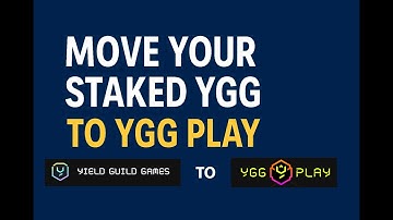 How to Move Your Staked YGG from YieldGuild.io to YGG Play (Step-by-Step Tutorial)