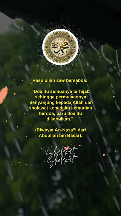 JIKA DOAMU TANPA SHOLAWAT #sholawatnabi #cintasholawat #maulidnabi #shortsvideo