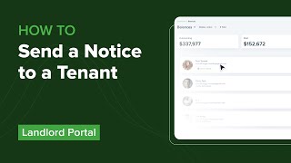 How to send a notice to a tenant (Landlord) | Rent Collection App