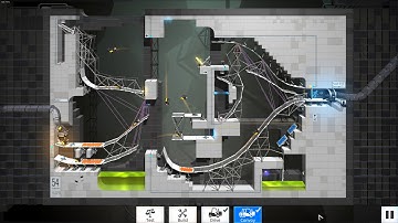 Bridge Constructor Portal Level 54