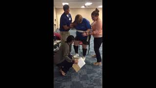 Alternating Foot Taps On Box