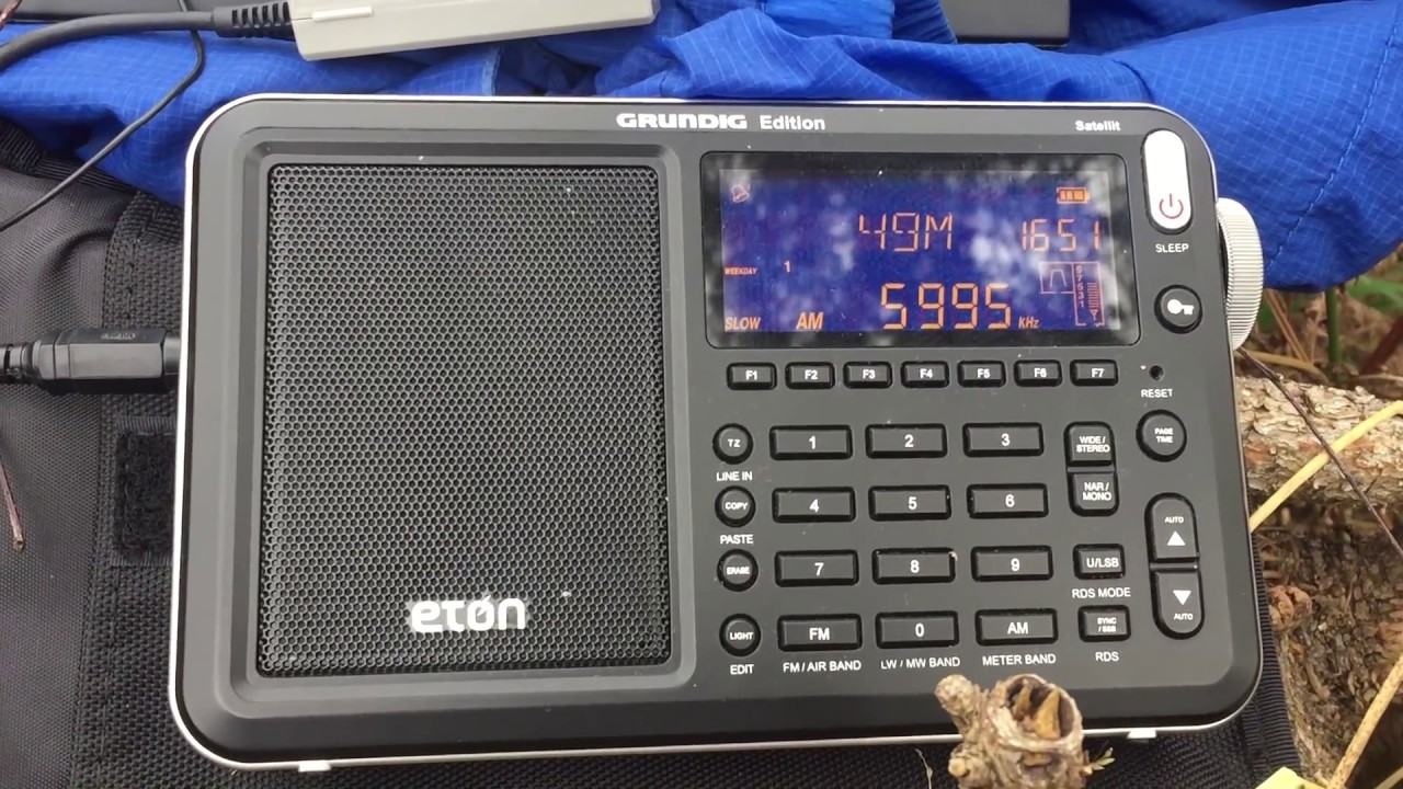 Eton Satellit Radio New Zealand International first reception on 49