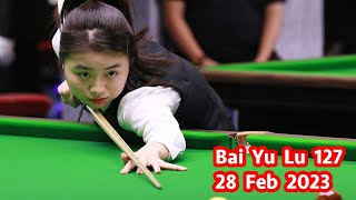 Bai Yu Lu 1️⃣2️⃣7️⃣ vs Aimee Kamani : world women’s snooker championship 2023