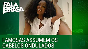 Como é o cabelo natural de Isa?