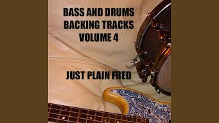 Video thumbnail of "Just Plain Fred - Slow Blues in C# (68 BPM B & D Backing Track)"