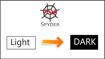 How to convert Light Theme to Dark on Spyder IDE
