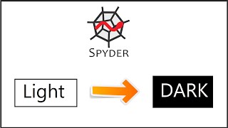 How to convert Light Theme to Dark on Spyder IDE screenshot 1