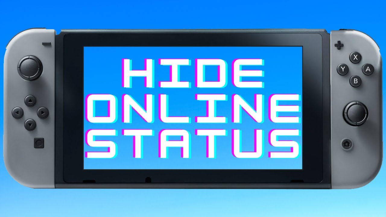 våben Styrke fedme How to Turn Off Online Status on Nintendo Switch - YouTube