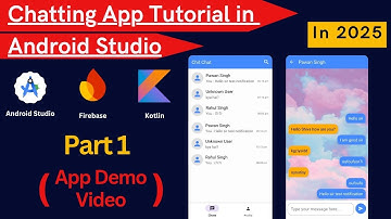 Chat App Android Studio 2025 || Part 1 || Demo Video || Chatting App tutorial