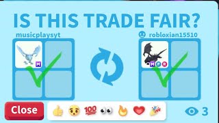 Roblox adopt me random successful trades In very rich servers part 2