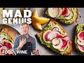 Radish Tartines with Green Butter Make a Perfect Appetizer | Mad Genius | Food &amp; Wine