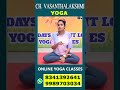 Yoga for diabetic control by vasantha lakshmi yoga master shorts playeven