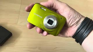 Olympus VH-210 14.0 megapixel 5x wide optical zoom lens digital photo camera test lemon