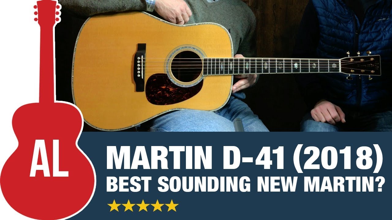 Martin D-41 - NEW for 2018 - and Quinton gets a sandwich! - YouTube