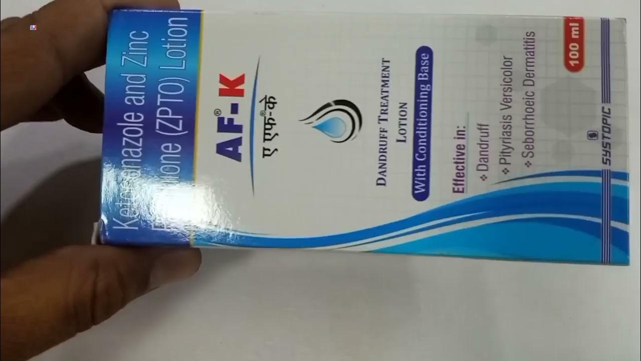 AfK Lotion Ketoconazole and Zinc Pyrithione Zpto Lotion AfK