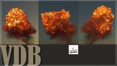 Maya: A Static and Impressive VDB Explosion