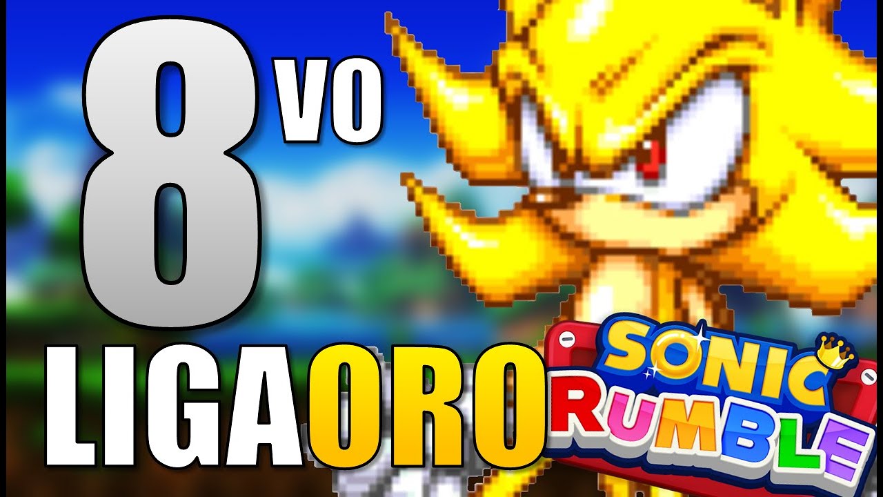 OCTAVO PUESTO en la LIGA DE ORO en SONIC RUMBLE (Gameplay Español ...