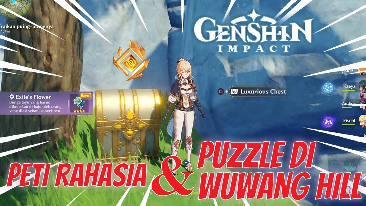 2 Peti Rahasia! Geoculus dan cara menyelesaikan puzzle di WUWANG HILL - [Genshin Impact Indonesia]