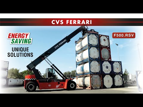 CVS FERRARI F500.RS-V Energy Saving Laden Container Handling - video from CVS ferrari