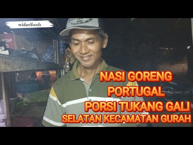 NASI GORENG PORSI KULI || PAK AGUS SELATAN KECAMATAN GURAH #kulinerkediri #nasigoreng #kediri class=