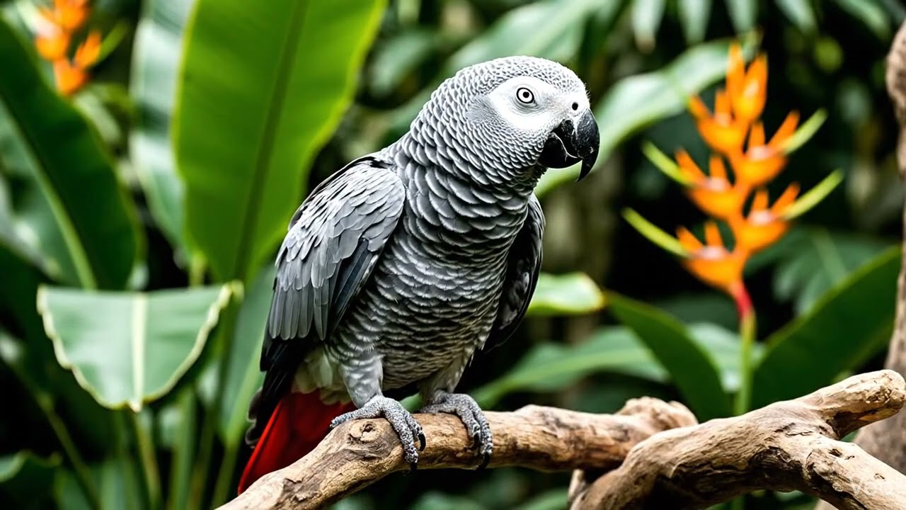 World’s Most Intelligent African Grey Parrot Talking Like Human 🤯 