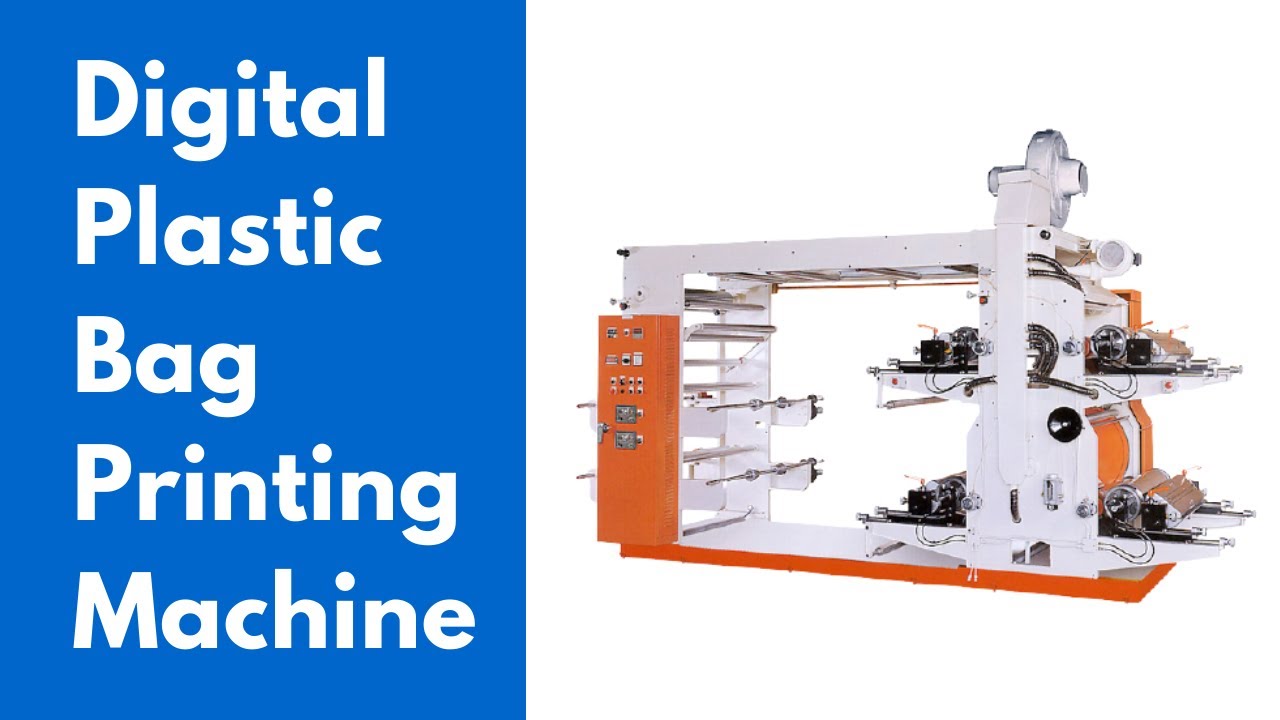 Plastic Shopping Bag Printing Machine Digital Plastic Bag Printing