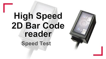 High Speed 2D Bar Code reader speed test | KEYENCE SR600
