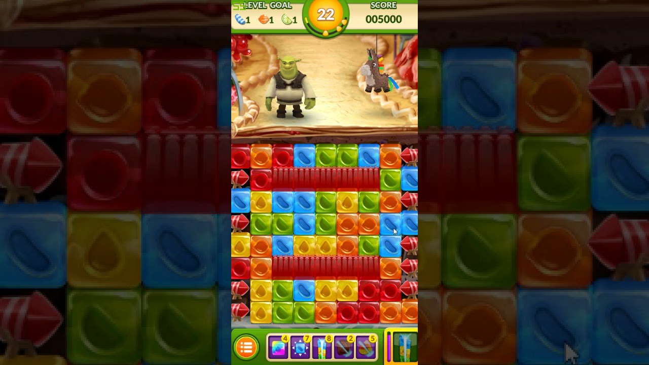 Shrek Sugar Fever level 185 no boosters 😈