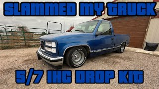 INSTALLING MY 5/7 DROP KIT ON MY 1997 GMC Sierra OBS (PART 2)