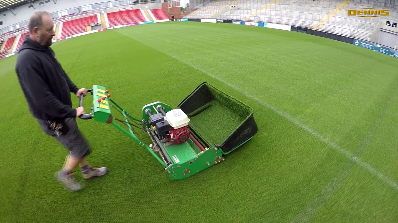 Dennis G860 perfect for Football Pitch Maintenance YouTube