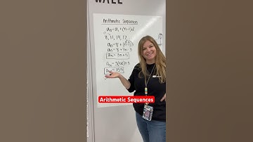 Arithmetic sequences! #math #iteachalgebra #mathematics #algebra #teacher