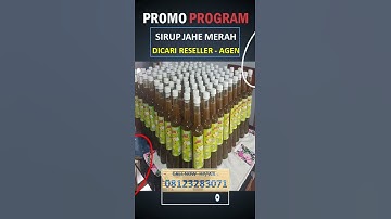 SIRUP JAHE MERAH