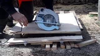 Einhell BT-CS 1400/1 Circular Saw and Wood Cutting