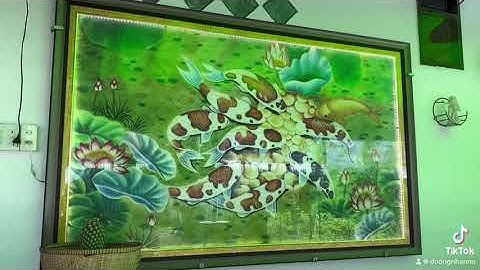 Tranh đá quý thiên nhiên Cửu ngư quần hội 170x250 Giá Inbox gặp Nhân 0945521852.