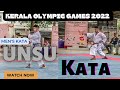 Unsu kata kerala olympic games 2022 karate championship championship karate kerala