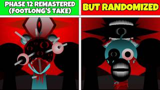 Incredibox Sprunki Phase 12 Remastered (Footlong's Take) — Original vs Randomized: Which One Better?