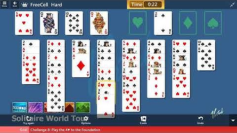 FreeCell Mini Game #8 | July 24, 2020 Event