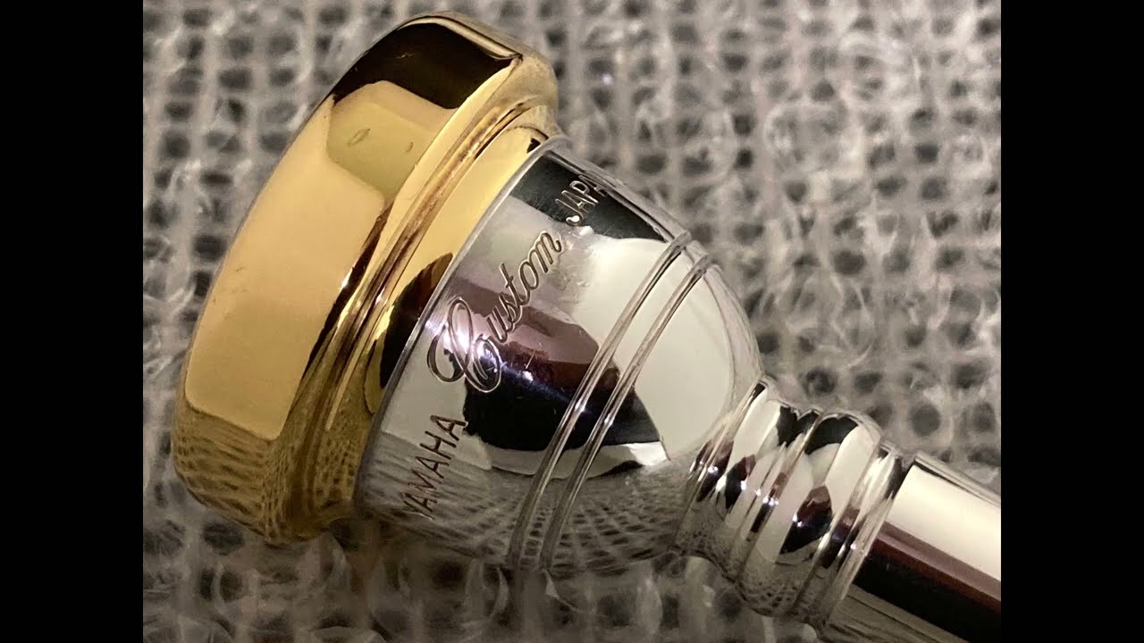 トロンボーン】YAMAHA Custom JAPAN 51C4L-GP Trombone Mouthpiece