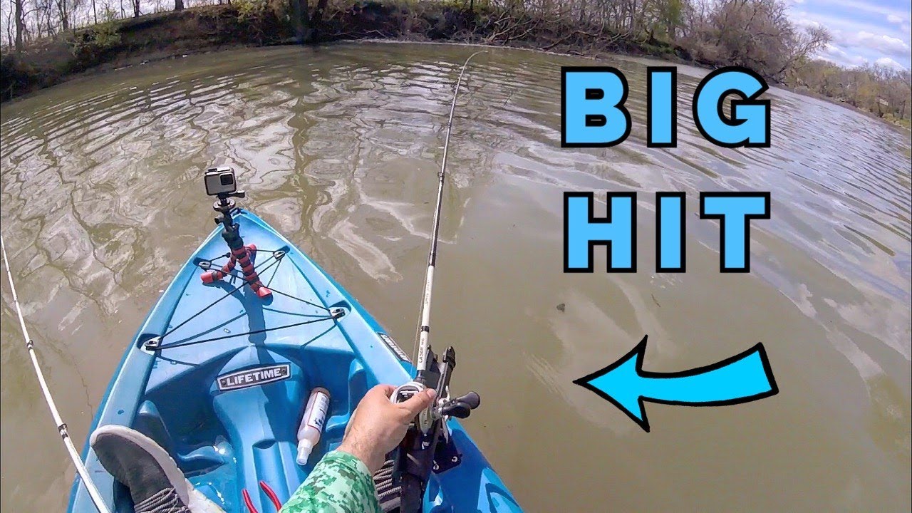 Kayak Catfishing for BIG Blue Cats! Kayak Fishing 2021 YouTube