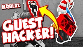 Guest Hacker Roblox Murder Mystery 2 Youtube - roblox guest error