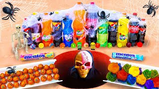 Halloween Toys VS Marble Run Race ASMR, Haba Wave Slope with Pumpkins, Orbeez, Coca Cola & Mentos