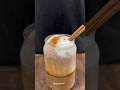 Vanilla Cinnamon Iced Latte ASMR ☕🧊 #shorts