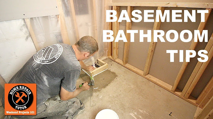 How To Install A Basement Bathroom Awesome Quick Tips By Home Repair Tutor You How To Install A Basement Bathroom, How To Install Bathroom In Basement Without Rough Framing