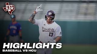 Baseball Highlights: A&M 5, HCU 1