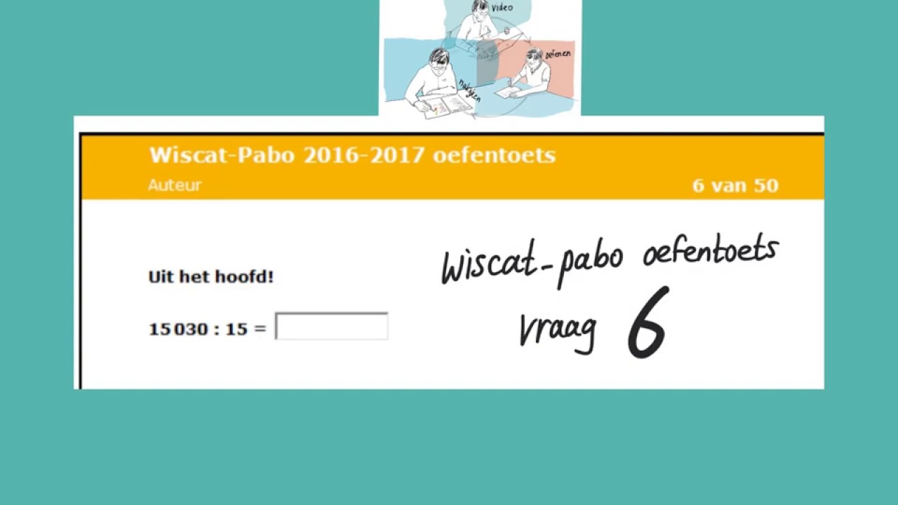Wiscat Toets Pabo Oefenen - Image to u