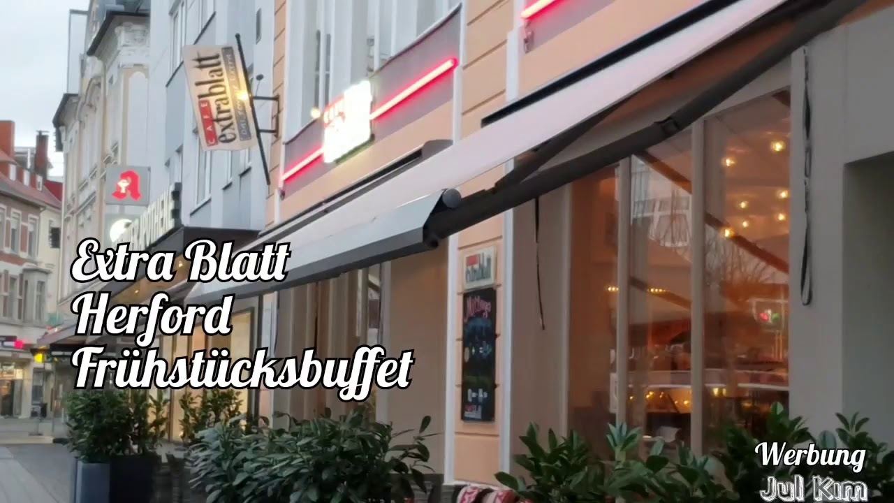 Café Extrablatt Herford Alter Markt Herford Café Extra Blatt // Herford // frühstücken - YouTube