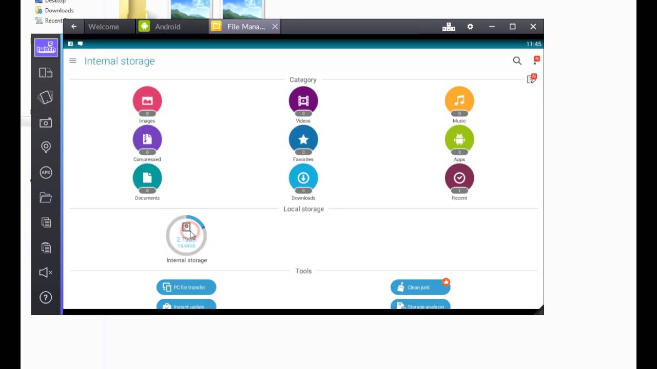 How to add big file into obb folder in bluestack - YouTube